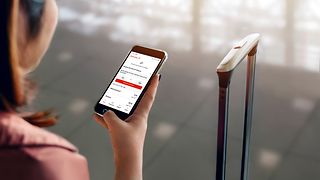 Mit der FlyNet® App einfacher Internetzugang für Austrian Airlines Passagiere.