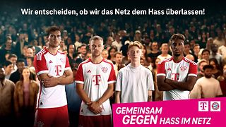 231116-Videospot Telekom und FC Bayern gegen Hass im Netz