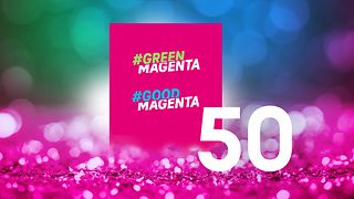 The two labels #GreenMagenta and #GoodMagenta now mark 50 products and measures of Deutsche Telekom.