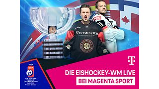 Eishockey: Deutschland bei MagentaSport auf Medaillenjagd.