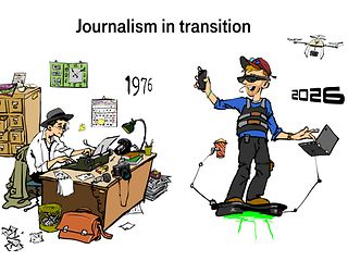 Graphic: The image of the journalist has changed over the time
