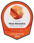Auszeichnung 2023 Universum Most Attractive Employer für Studierende