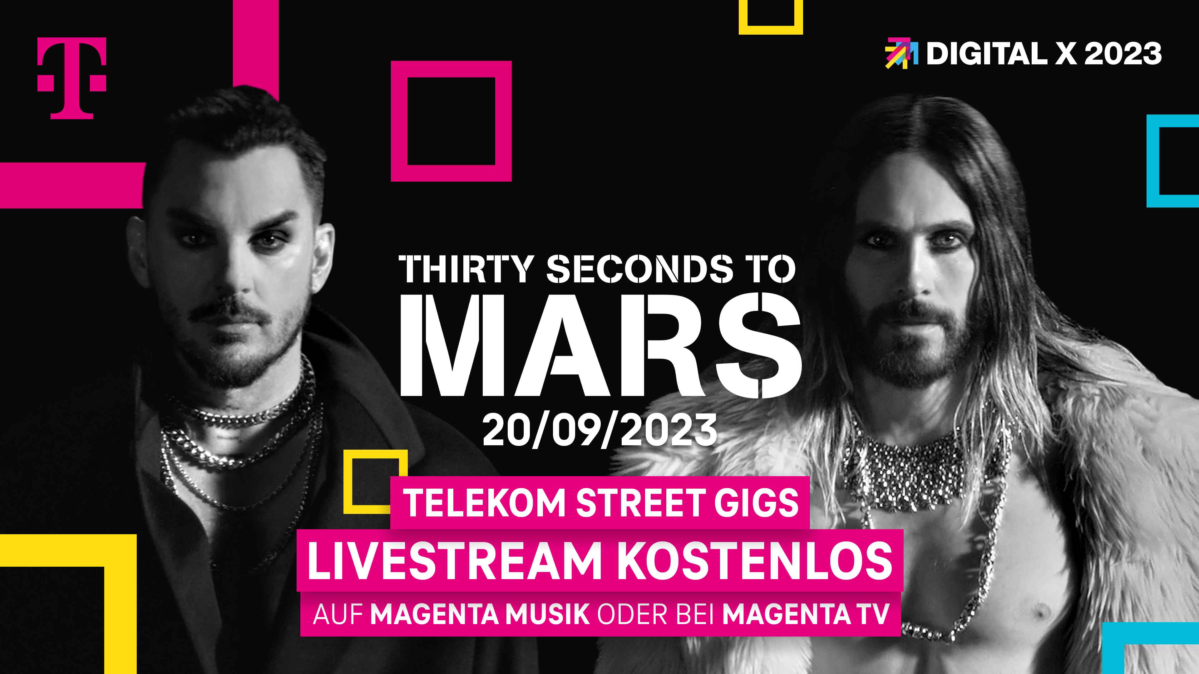Thirty Seconds to Mars präsentieren auf der Digital X exklusiv ihr neues Album Deutsche Telekom