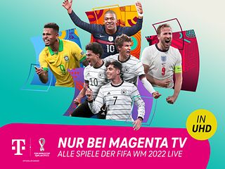FIFA WM 2022: Alle Spiele bei MagentaTV live und in UHD.