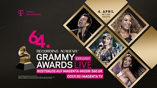Telekom will broadcast the Grammy show on MagentaMusik 360 and on MagentaTV at 2 a.m. (CEST) on the night of 4 April.