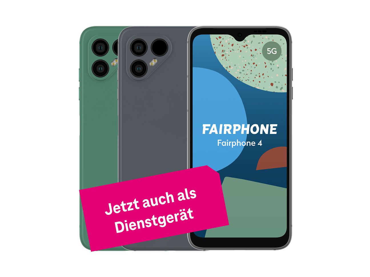 Das Fairphone 4 gibt es jetzt auch im Dienstgeräte-Portfolio.