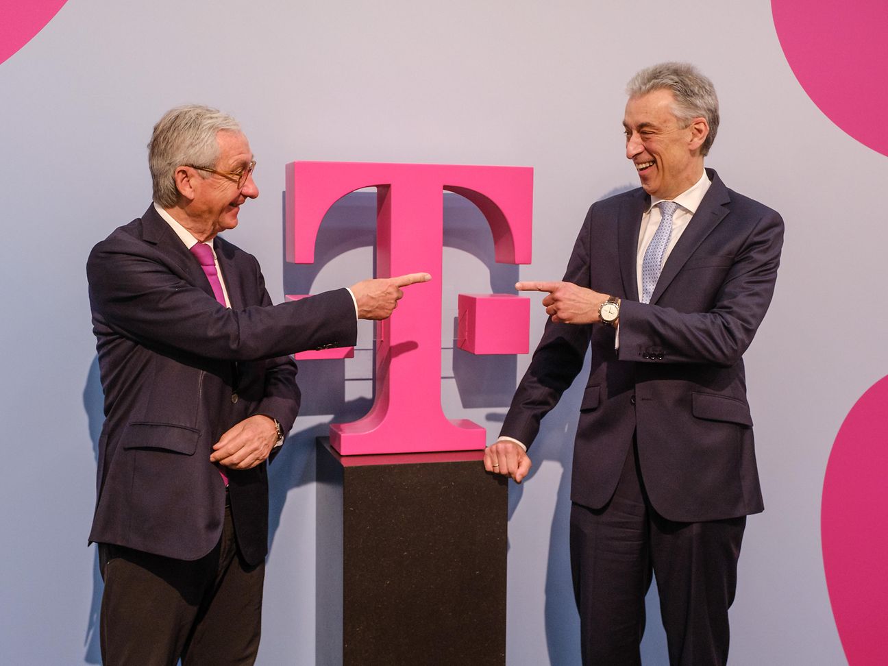 Ulrich Lehner (links), Frank Appel.