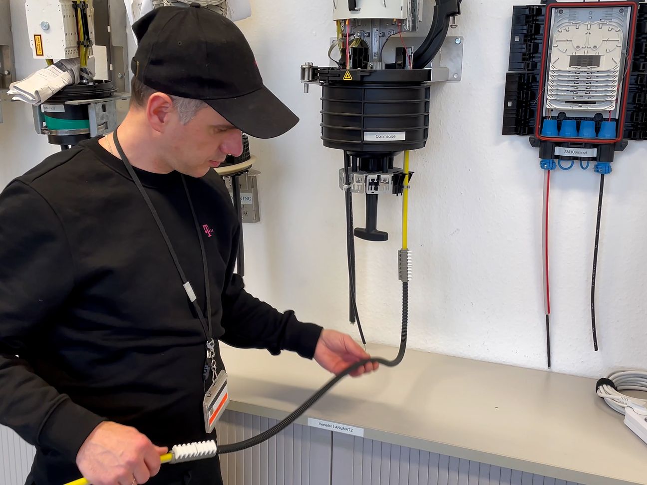 Glasfaser-Schulung bei der Telekom: Immer auf dem neuesten Stand der Technik