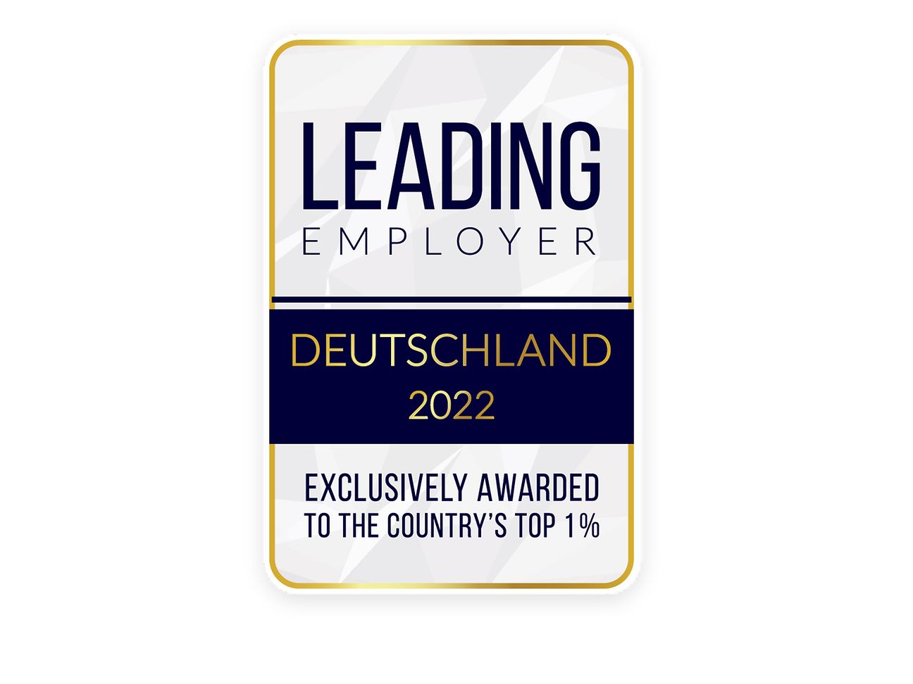 Siegel zur Auszeichnung Leading Employer