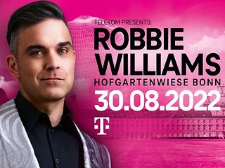 Robbie Williams to play 2022 in Bonn