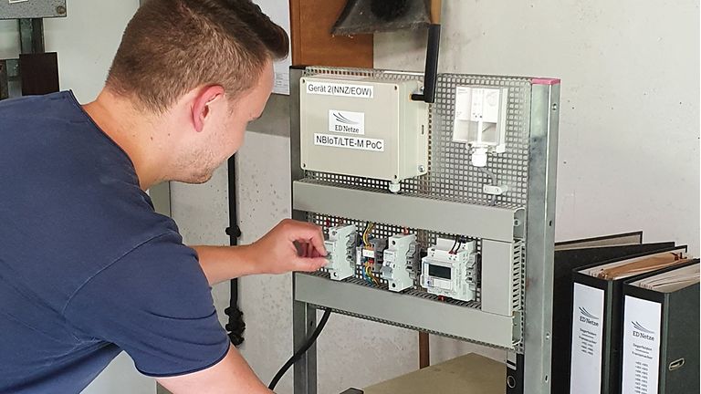 Picture shows NB-IoT- equipment