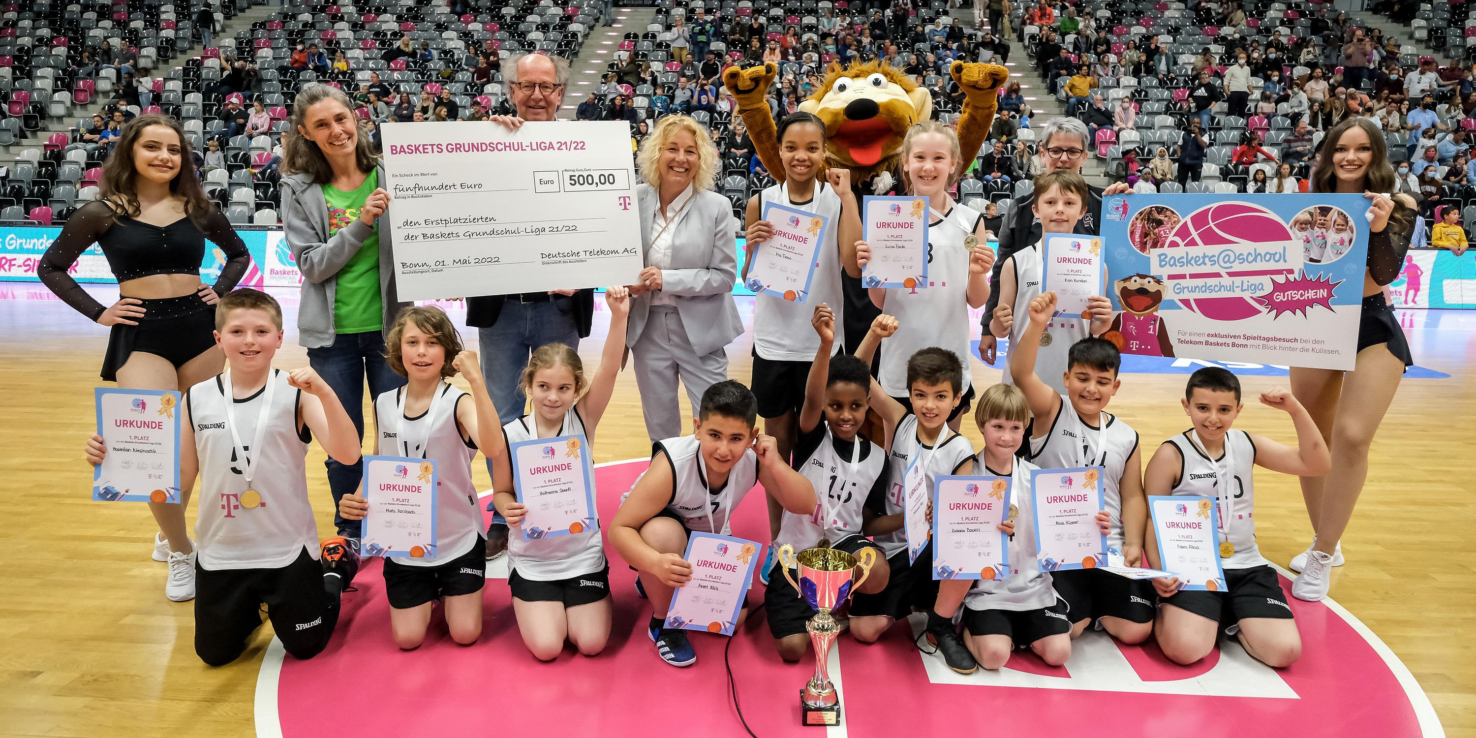 Erstes Finale der Baskets GrundschulLiga Deutsche Telekom