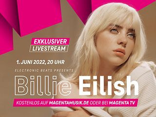 Deutsche Telekom shows Billie Eilish concert live. 