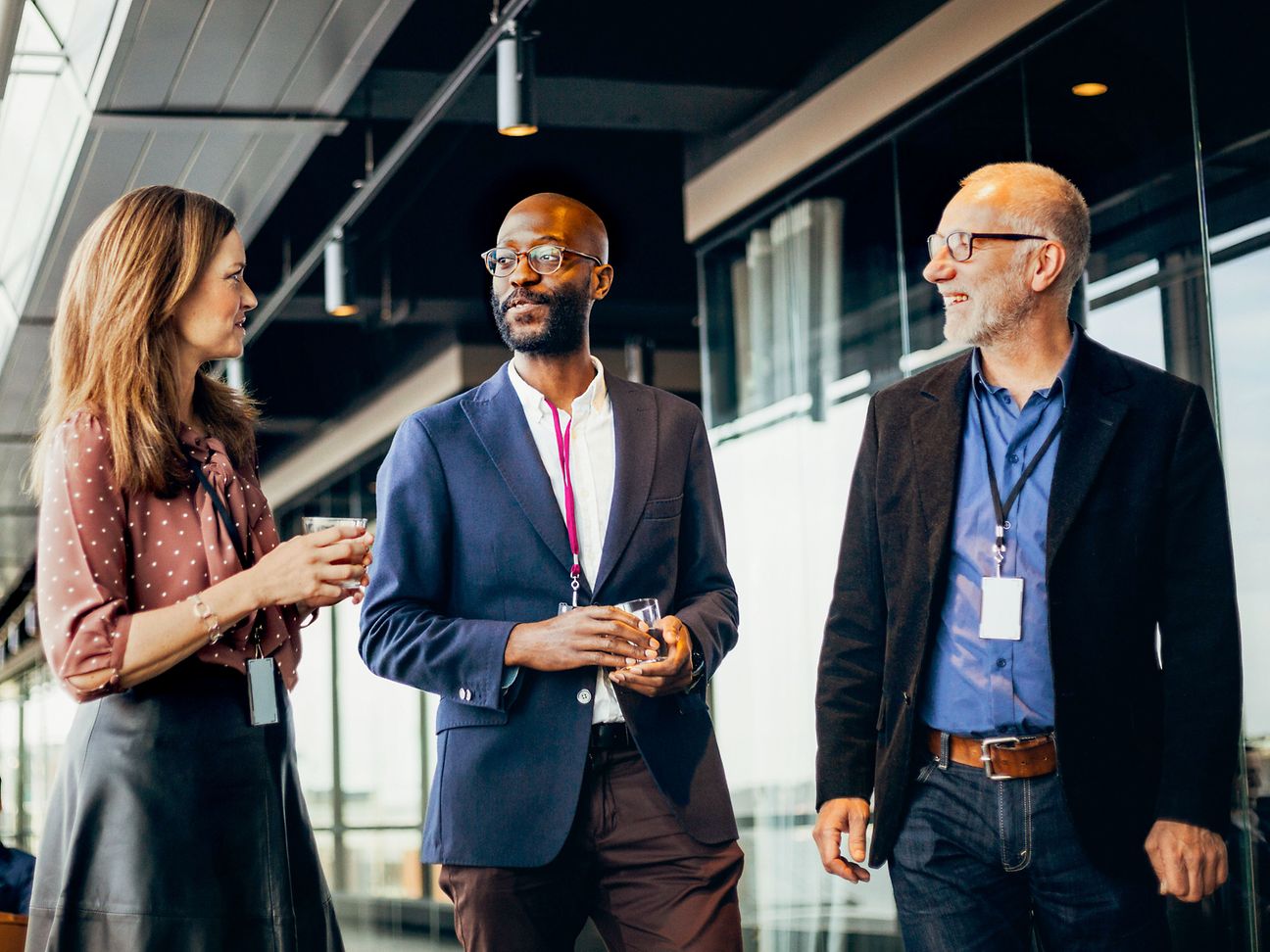 3 experts in a lively dialog