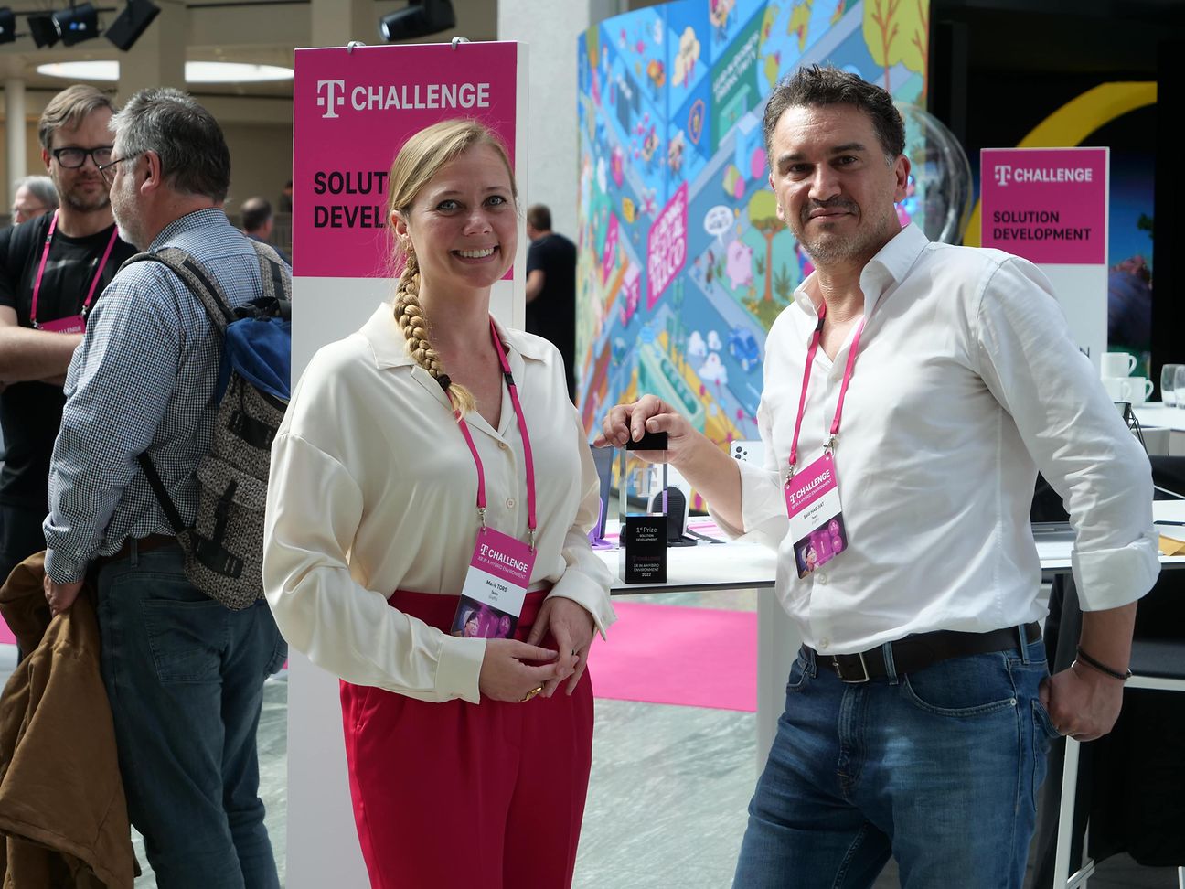 Graffiti-CEO Marie Tors und Co-Founder Said Hadjiat