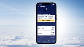 Easy Internet access for Lufthansa passengers With the FlyNet® app.