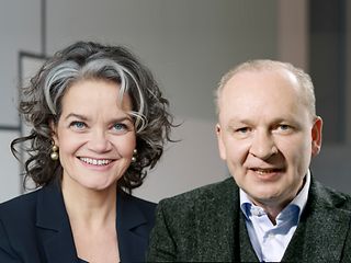 Claudia Nemat and Ferdinand von Schirach.