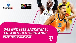 Der internationale Basketball hat auch in den kommenden Jahren seine Heimat bei MagentaSport der Telekom.