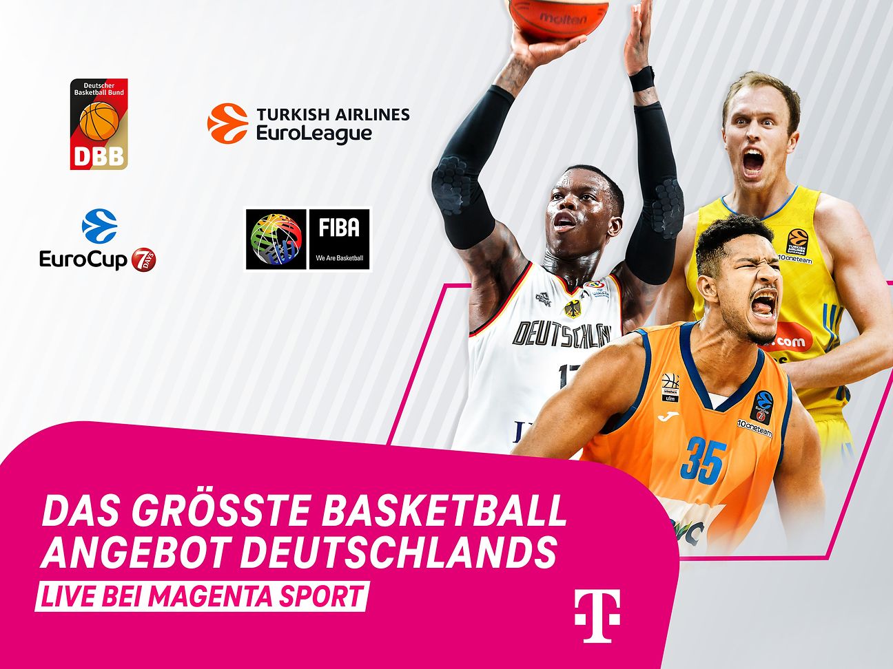 MagentaSport bietet weiterhin das größte Basketball-Angebot in Deutschland Deutsche Telekom