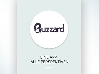 Screenshot von Buzzard-App.