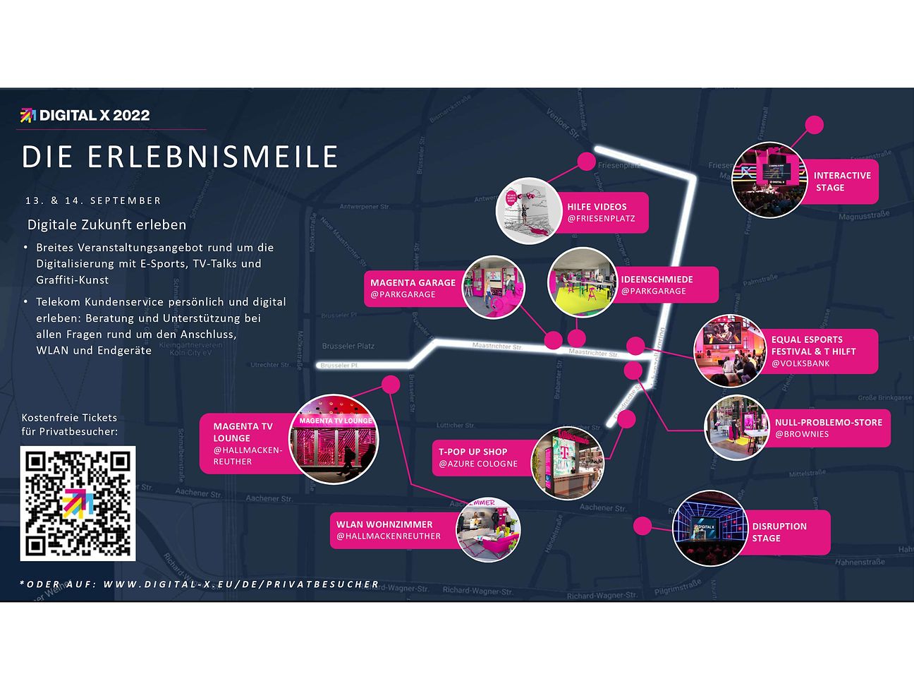 Kostenlos zur Digital X mit einer Extraportion Service