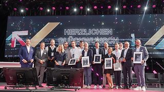 Digital X Award ceremony with Hagen Rickmann and Markus Jerger (BVMW).