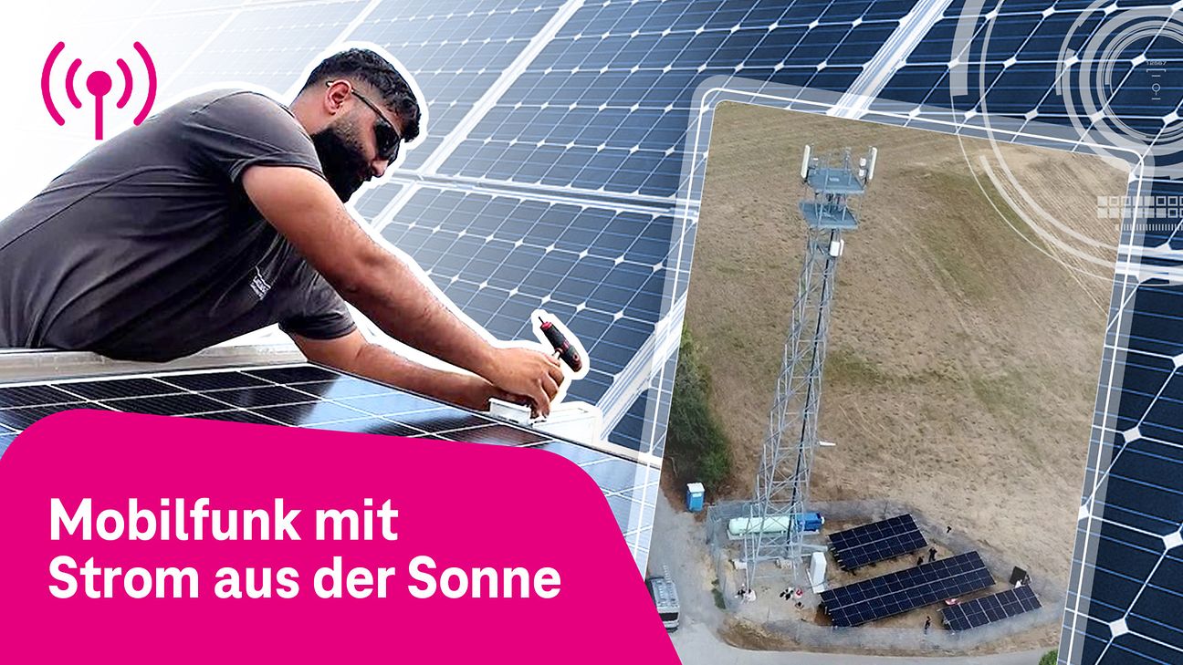 Mobilfunk mit Strom aus der Sonne