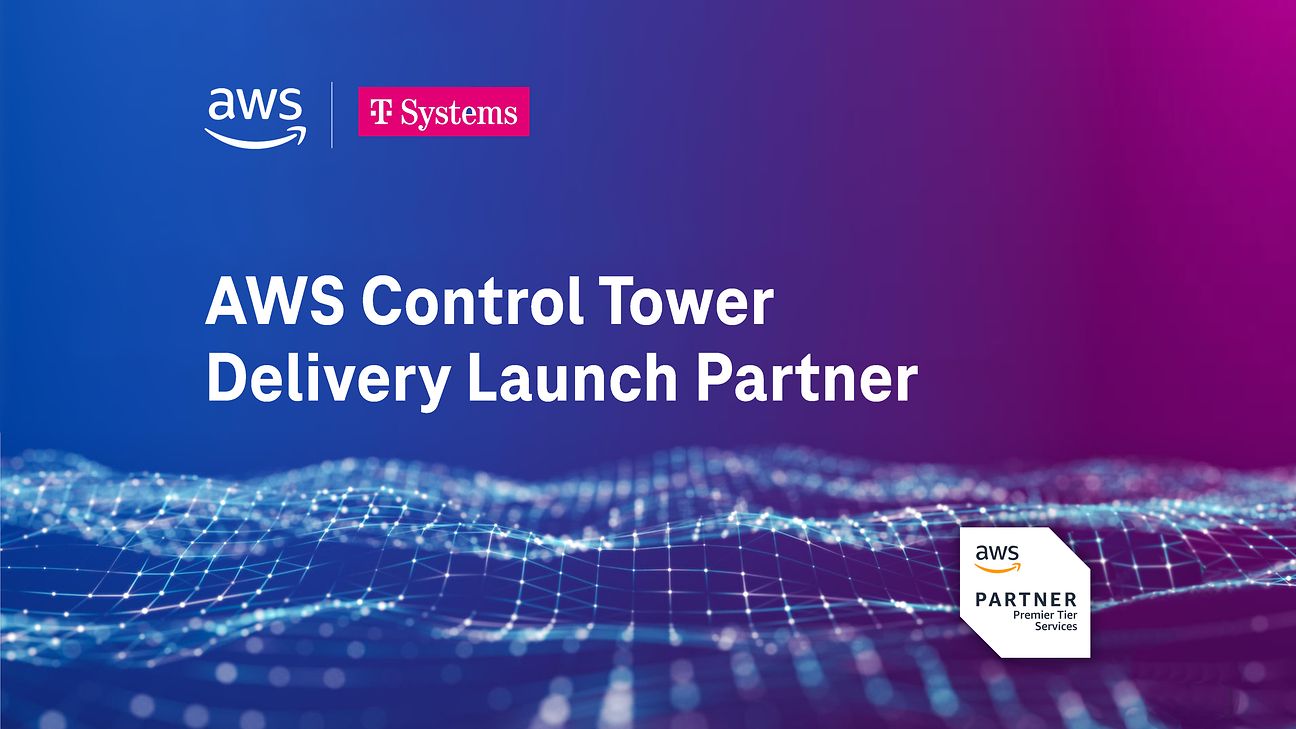 Logos von T-Systems und AWS