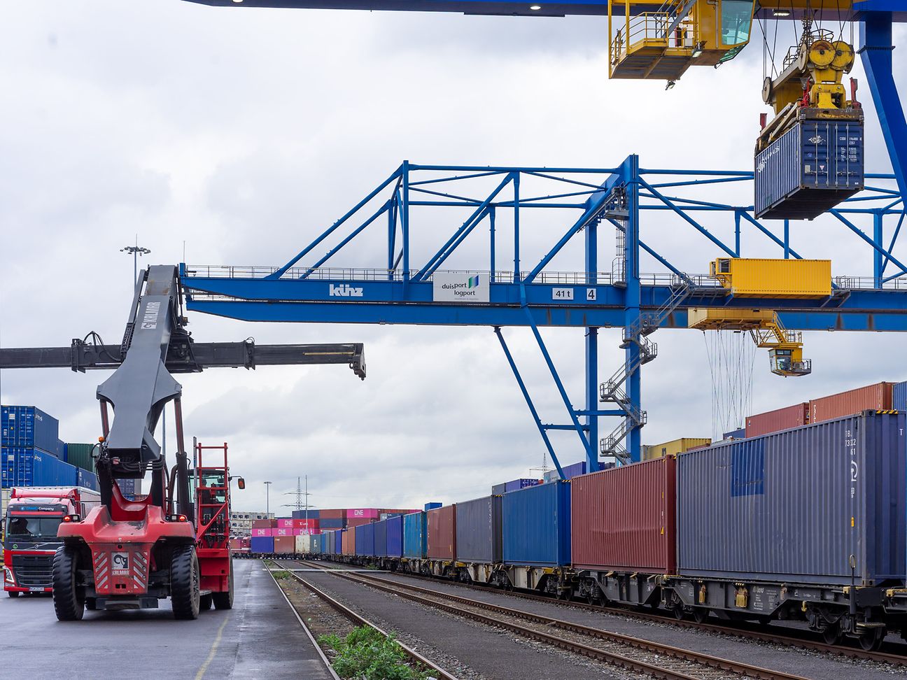 Containerkran, D3T Terminal, Duisburger Hafen