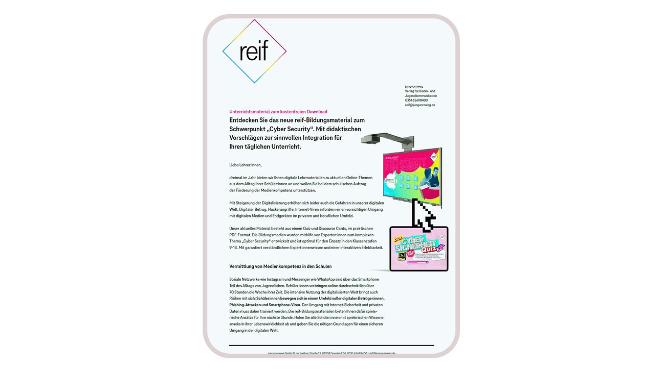 digitales Infoblatt