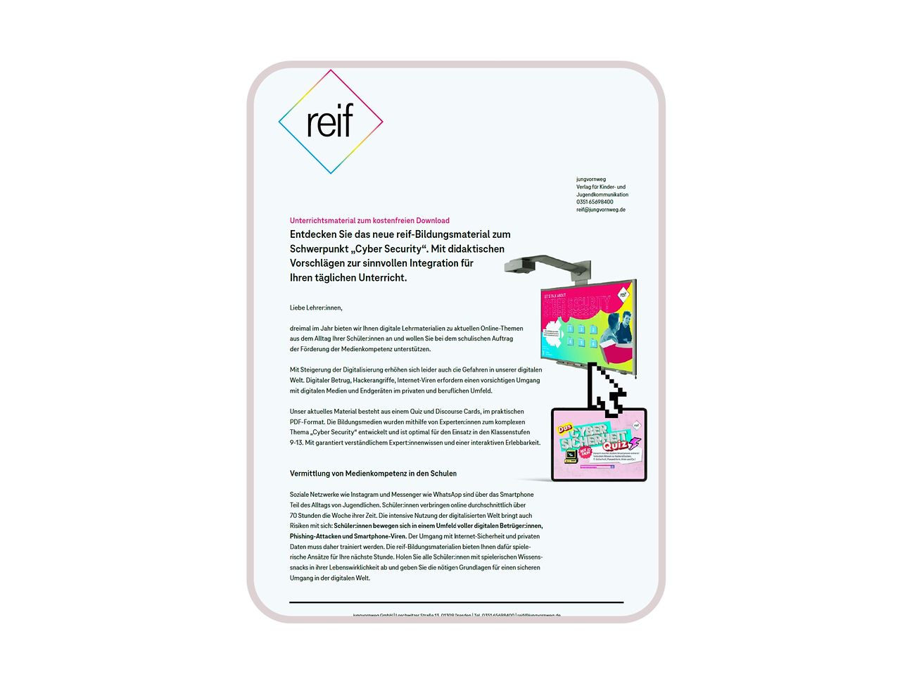 digitales Infoblatt
