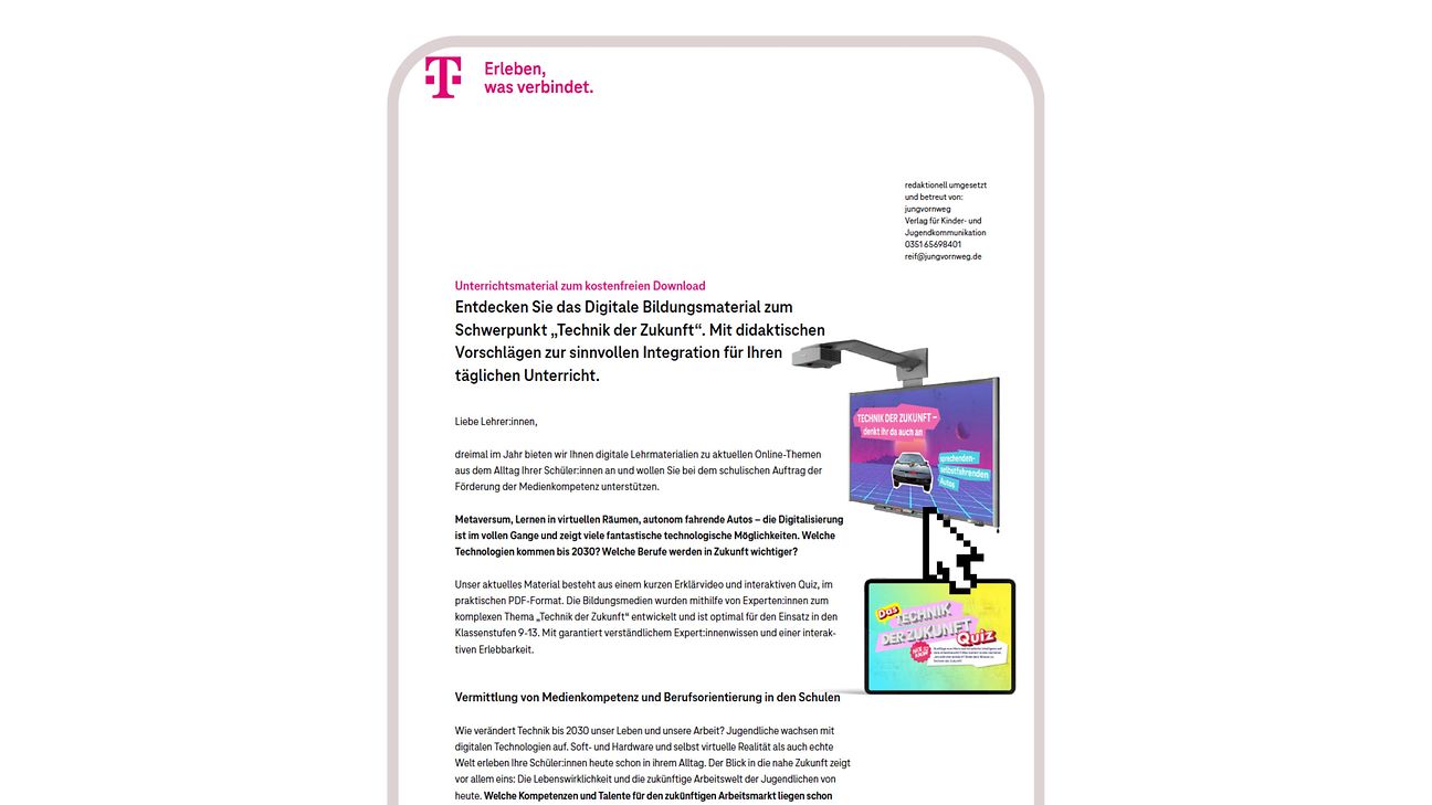 digitales Infoblatt
