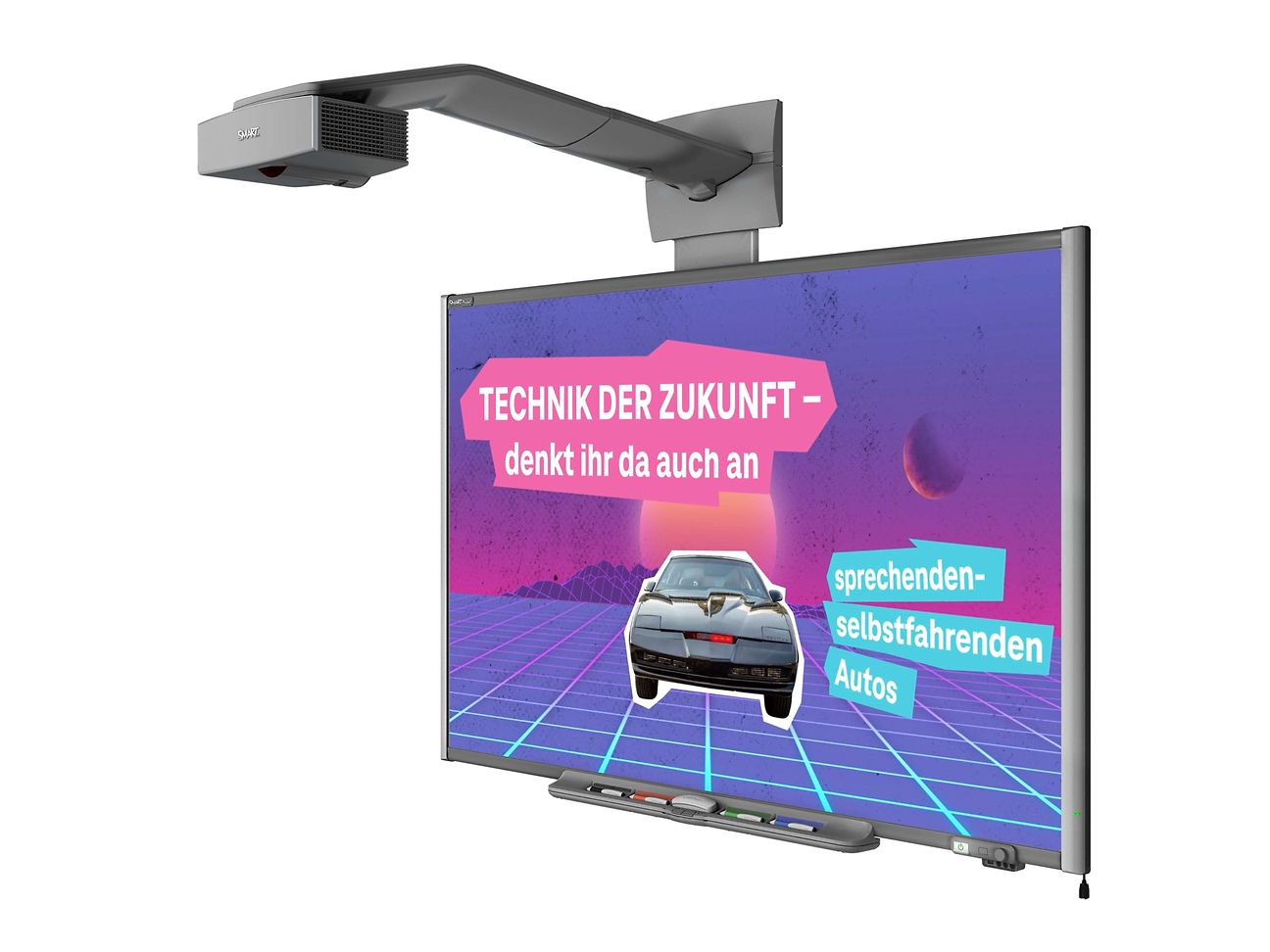 PC Screen mit Auto-Animation