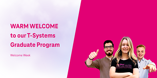 Snapshot of the Welcome event of the T-Systems Graduate Program