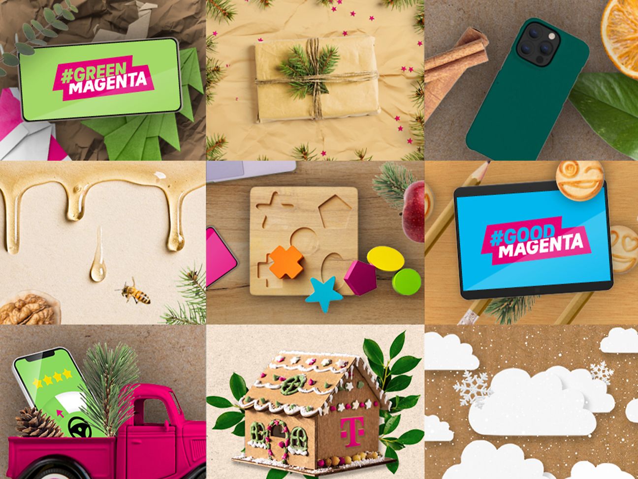 Products and services with the label #Good Magenta or #GreenMagenta