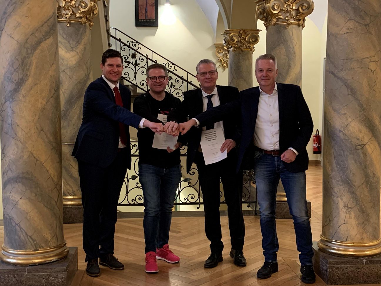 Dominik Sauerteig, Thilo Höllen, Wilhelm Austen, Gerald Kastner