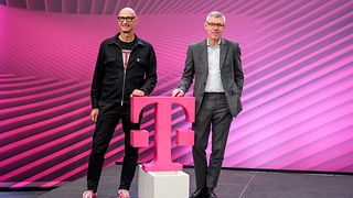 Deutsche Telekom CEO Tim Höttges (left) and CFO Christian Illek.