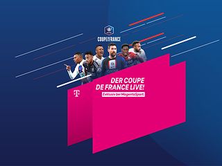 Coupe de France exklusiv bei MagentaSport.