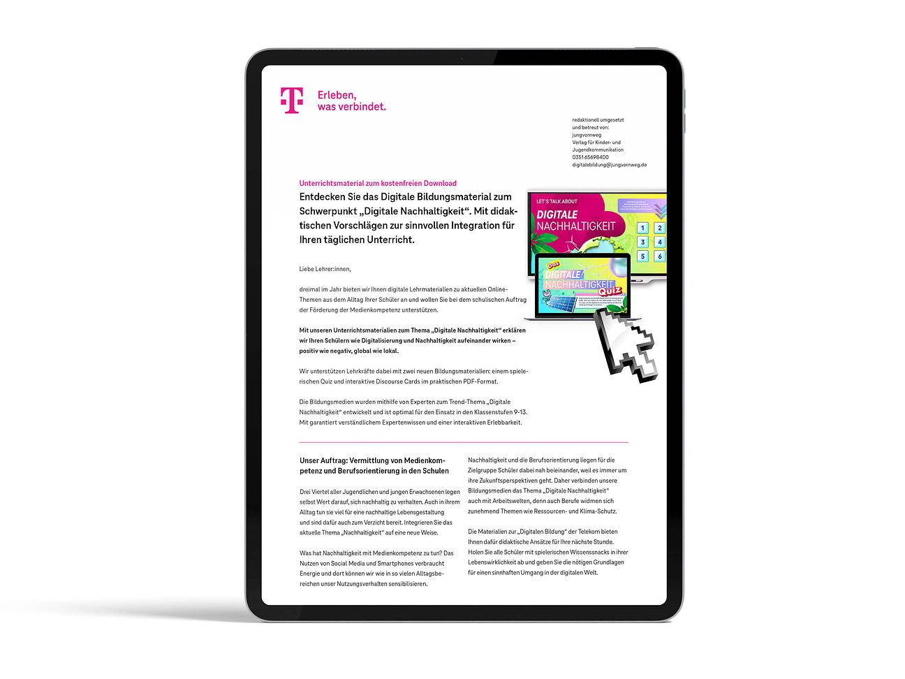digitales Infoblatt