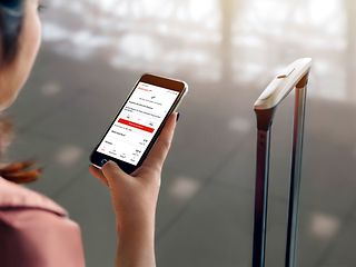 Mit der FlyNet® App einfacher Internetzugang für Austrian Airlines Passagiere.