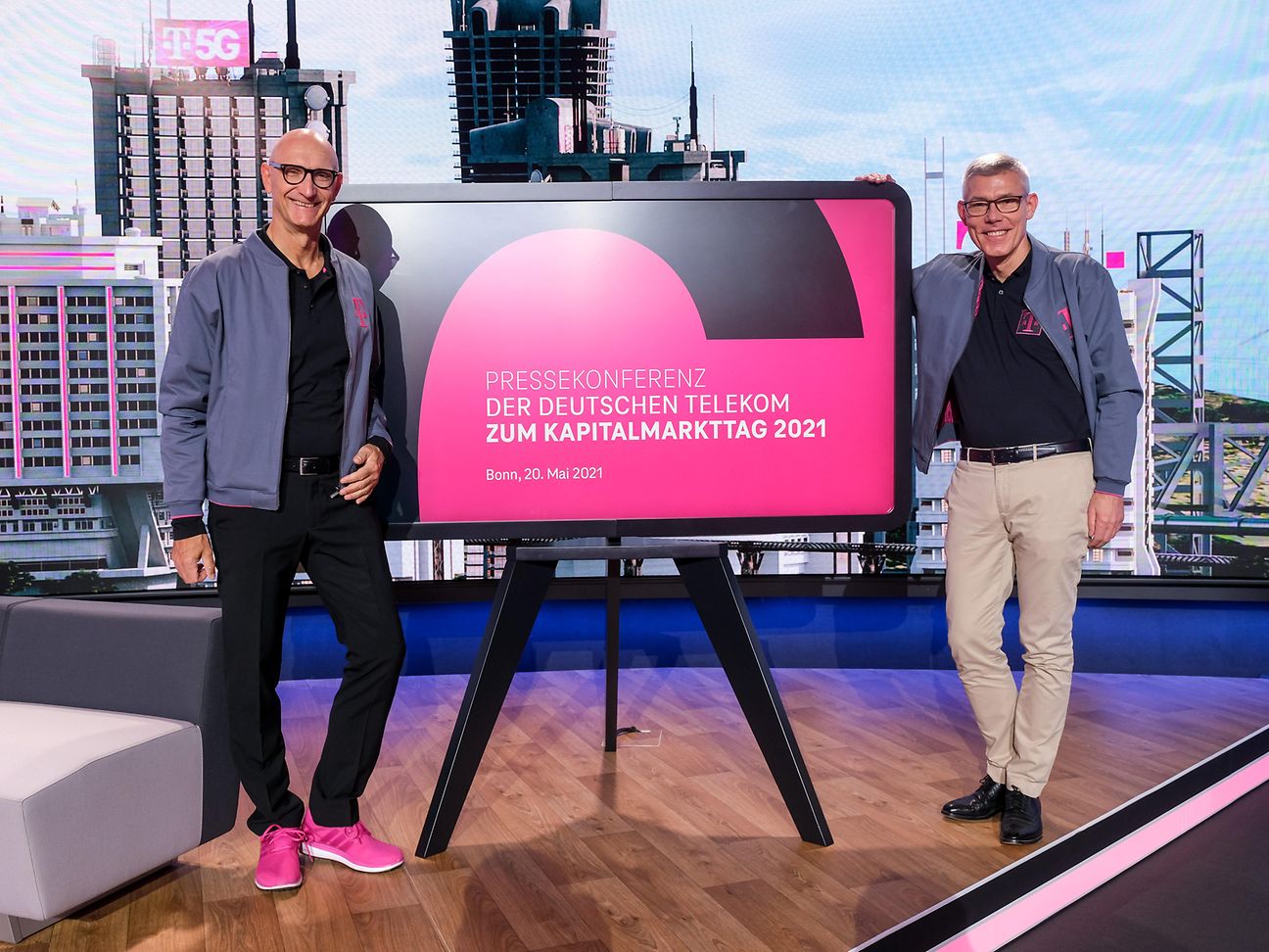 Tim Höttges (CEO) und Christian Illek (CFO) 