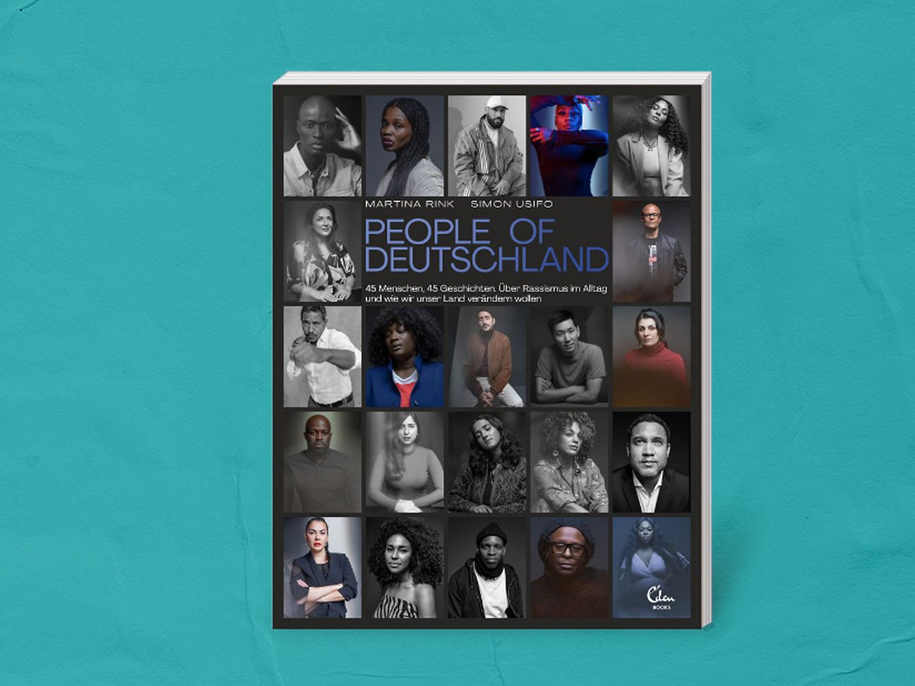 Ein Buch mit der Aufschrift People of Deutschland