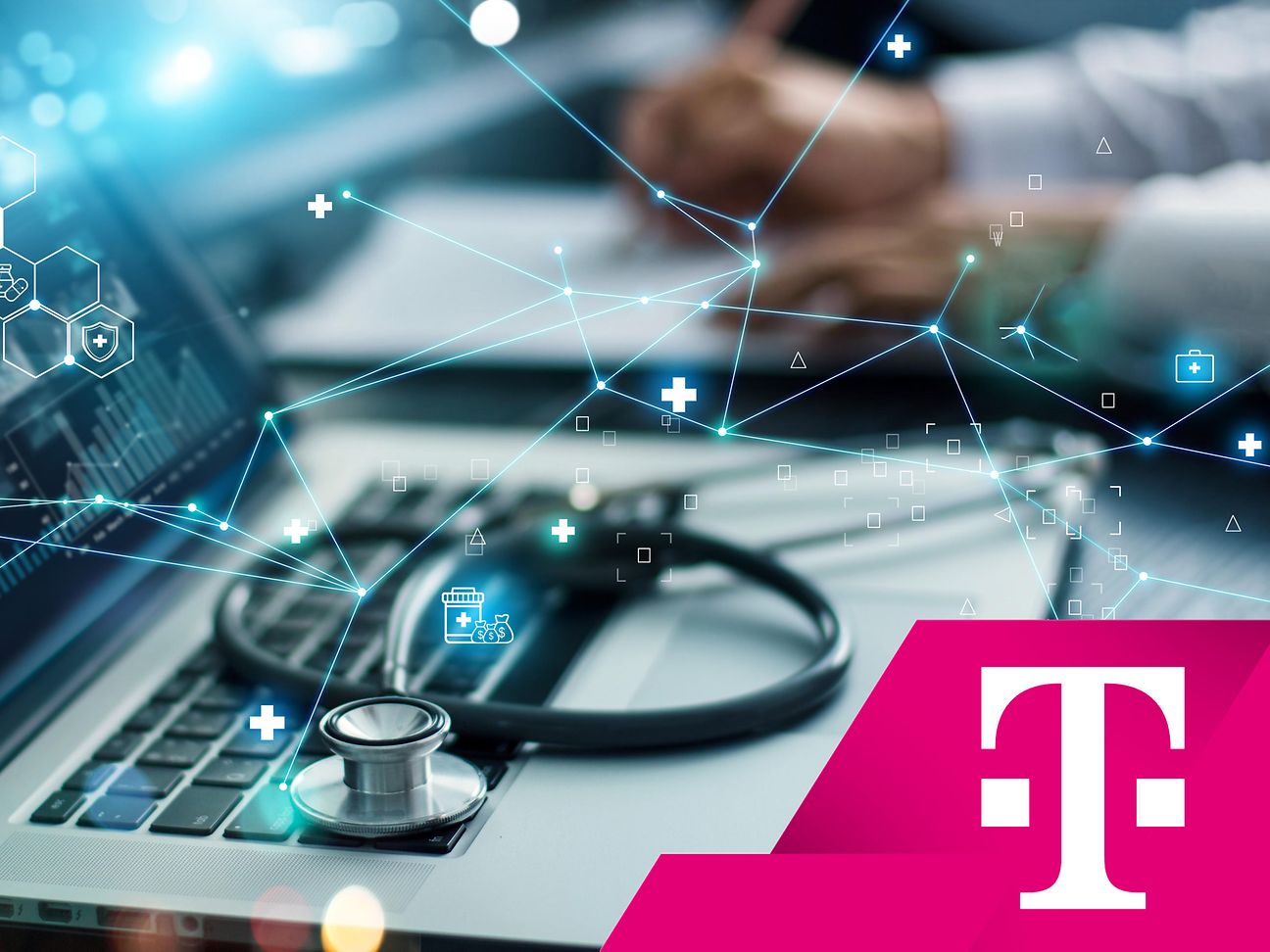 Telekom bietet Kliniken Patientenabrechnungslösung an.