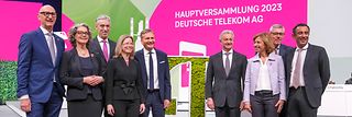 Gruppenfoto des Vorstands der Deutschen Telekom AG