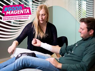 #GoodMagenta: Digitaler Ersthelferruf per App. Dein Retter in der Hosentasche.