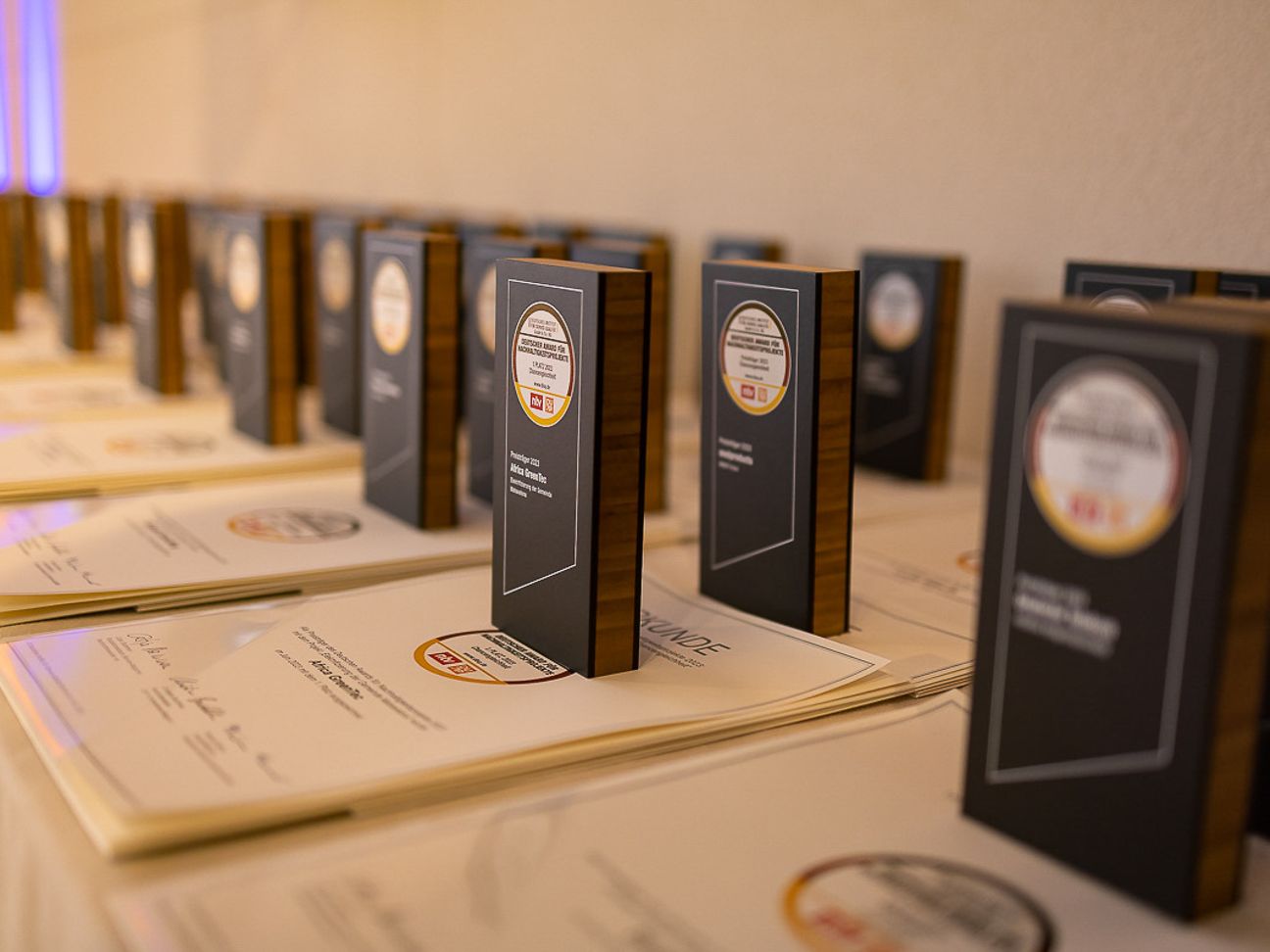 First place for sustainable commitment.