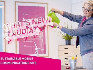 What's new, Claudia? Nachhaltiger Mobilfunkstandort