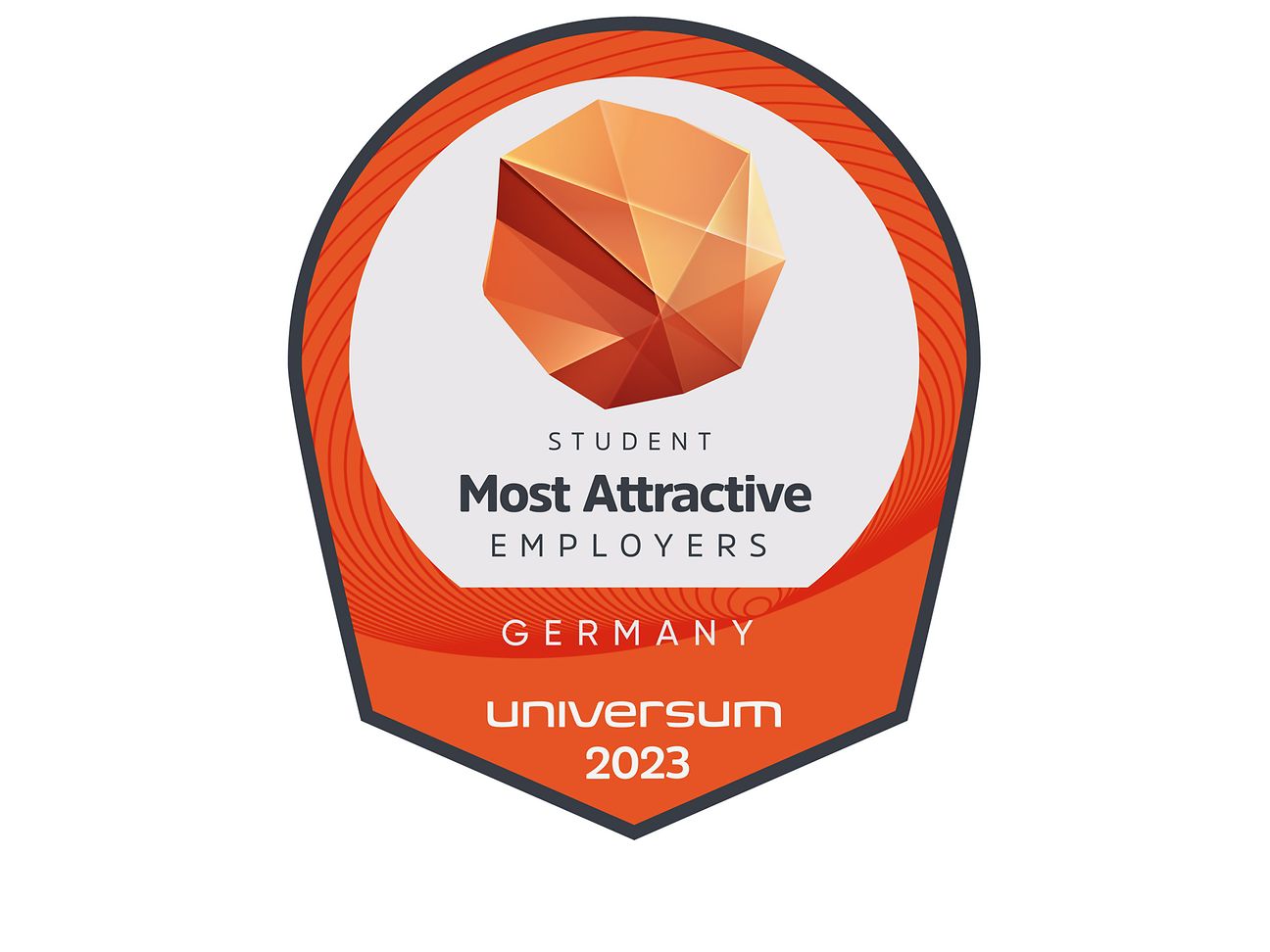 Siegel zur Auszeichnung zum Most Attractive Employer von Universum