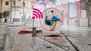 Noise logger on place in Italy.
