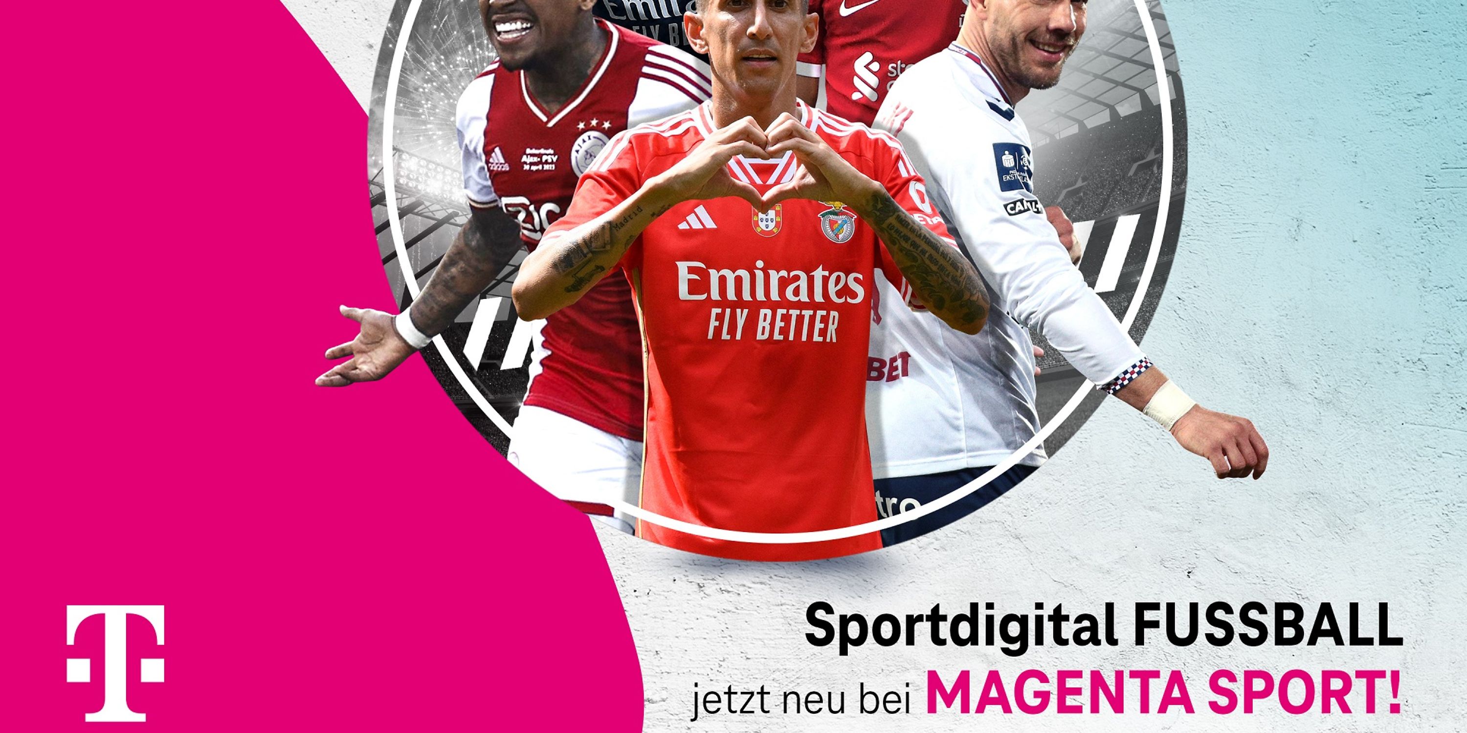 Rund 1.000 Live-Spiele zusätzlich! MagentaSport integriert Sportdigital FUSSBALL komplett Deutsche Telekom